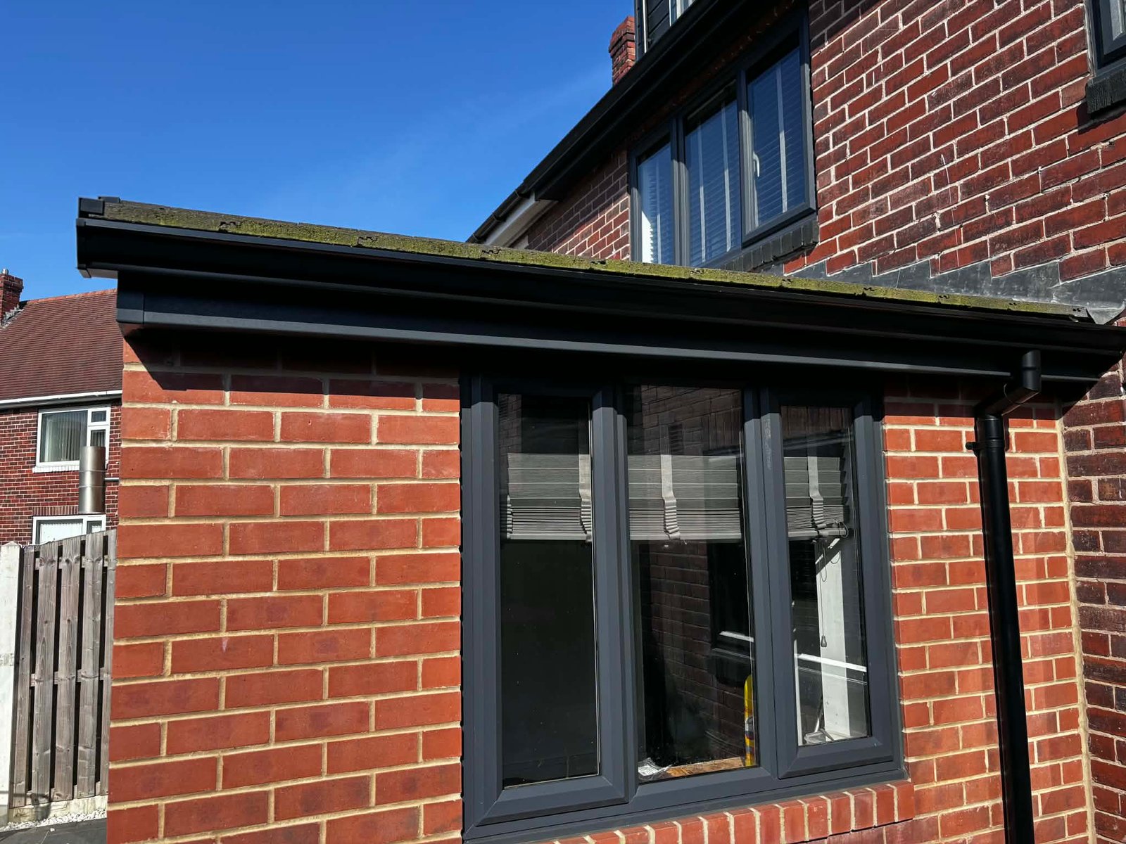 New aluminium gutter system installed on property
